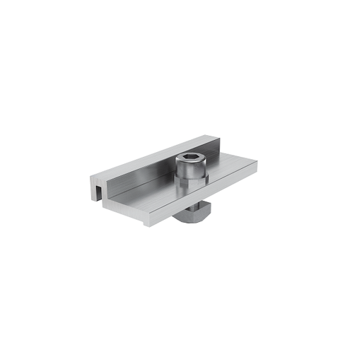 [711-0129] Module support clamp Flat Roof PLUS (For the fi xation of a top rail layer on the supports for clamping on the modules)